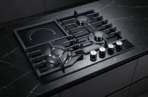 POLYSTAR 3 Gas + 1 Hotplate Built-in Glass Hob | PV-GT60G3H