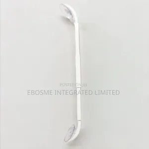 Q-Ban Adjustable Suction Cup Slide Towel Bar – Cool White