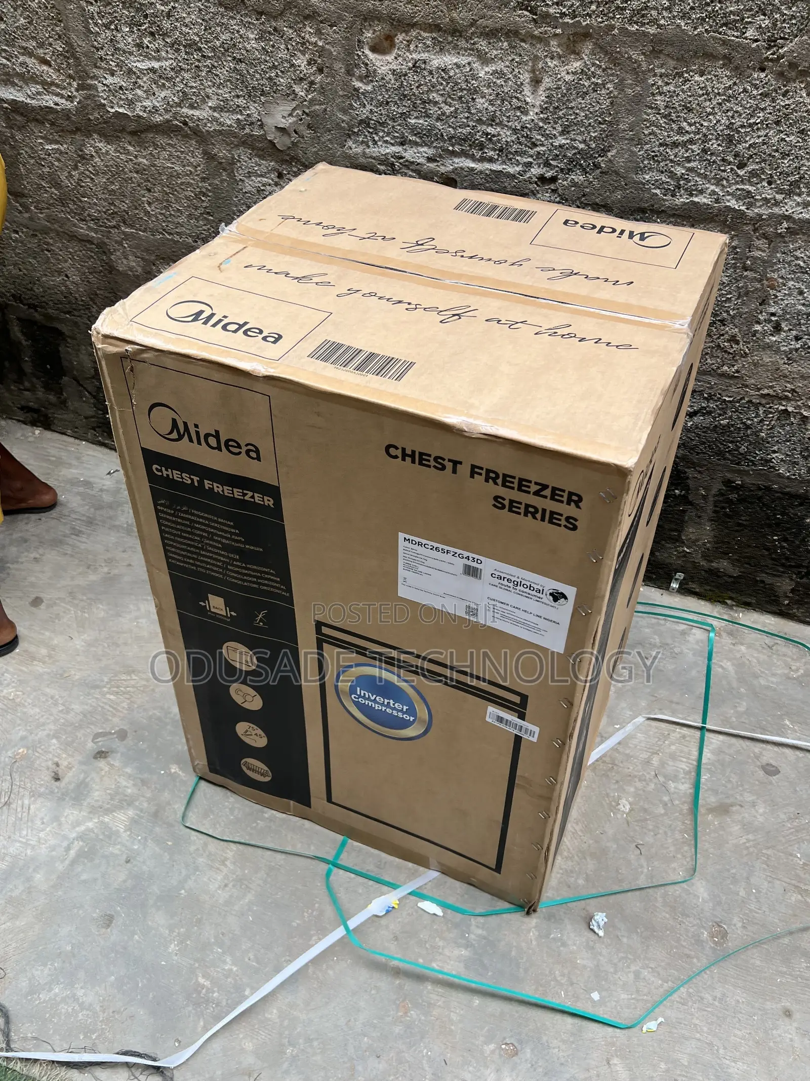 Midea 142L User-Friendly Inverter Chest Freezer