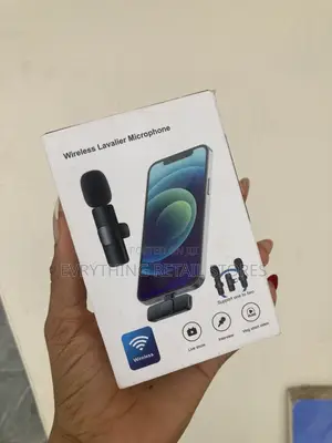 Pink Wireless Lapel Microphone in Lagos | Portable Lavalier Mic