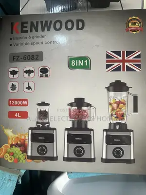 8 in 1” Kenwood Blender, Juicer and Food Processor. 5yrs Warranty