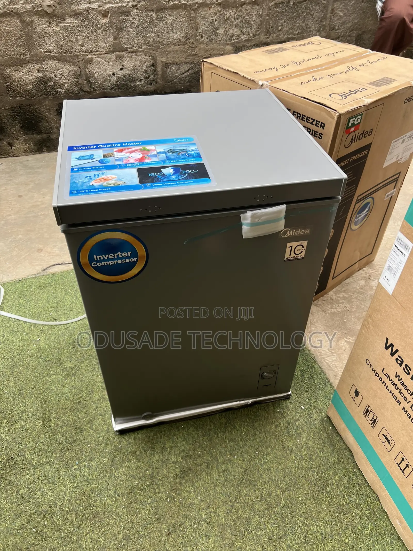 Midea 142L Heavy-Duty Inverter Chest Freezer