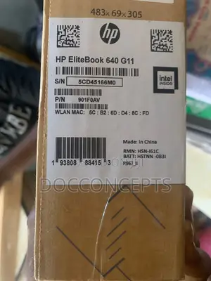New Laptop HP EliteBook 640 G11 16GB Intel Core Ultra 7 SSD 512GB