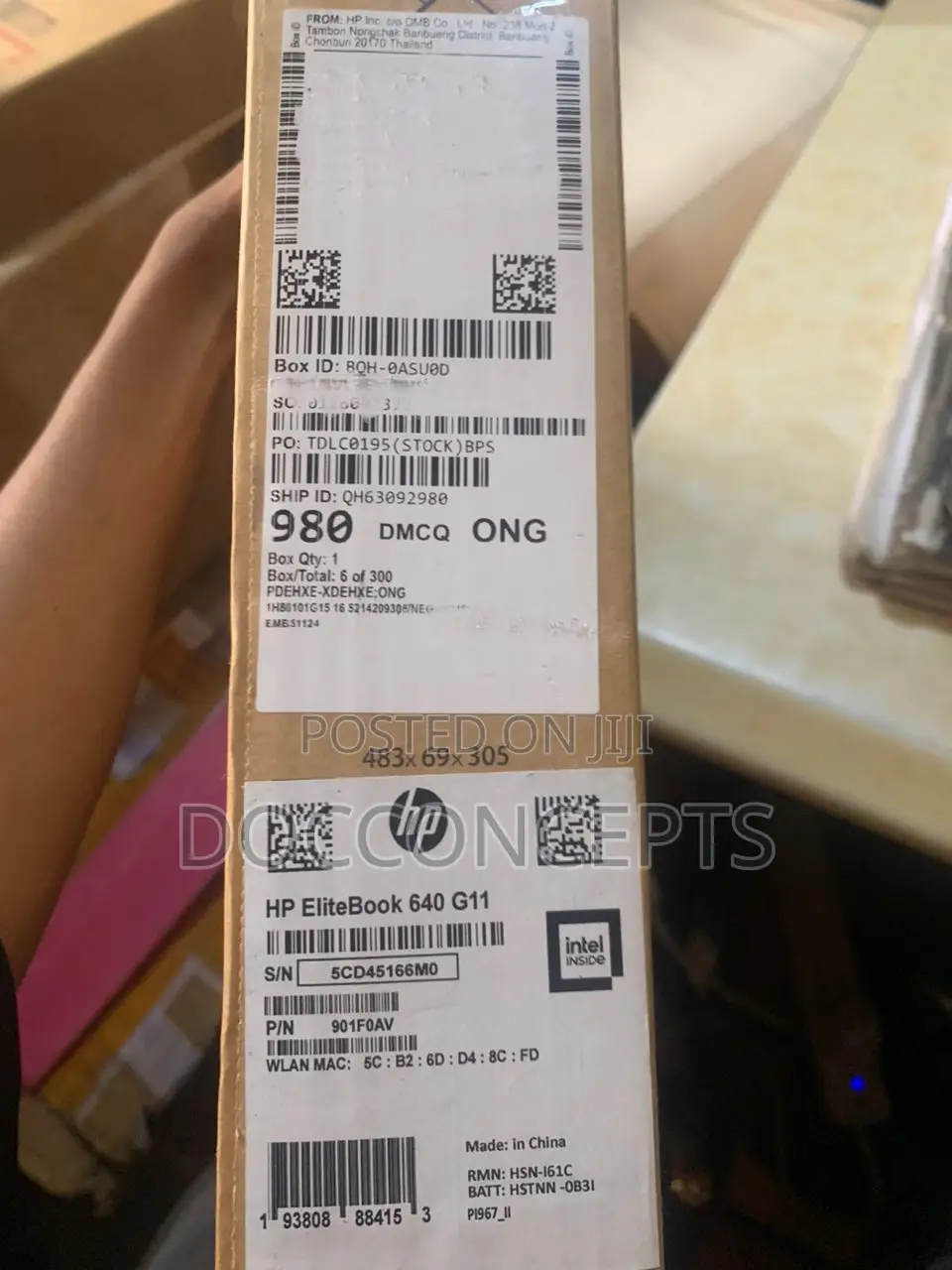 New Laptop HP EliteBook 640 G11 16GB Intel Core Ultra 7 SSD 512GB