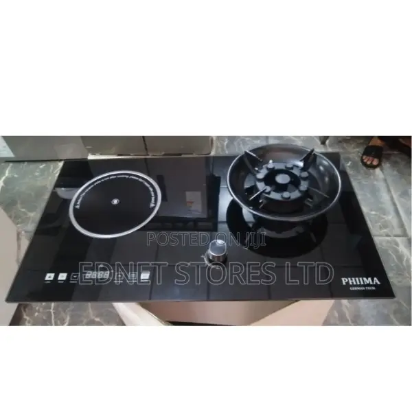 Phiima 1 Zone by 1 Zone Flip Up cookerTop Kitchen Hob Tempered Glass