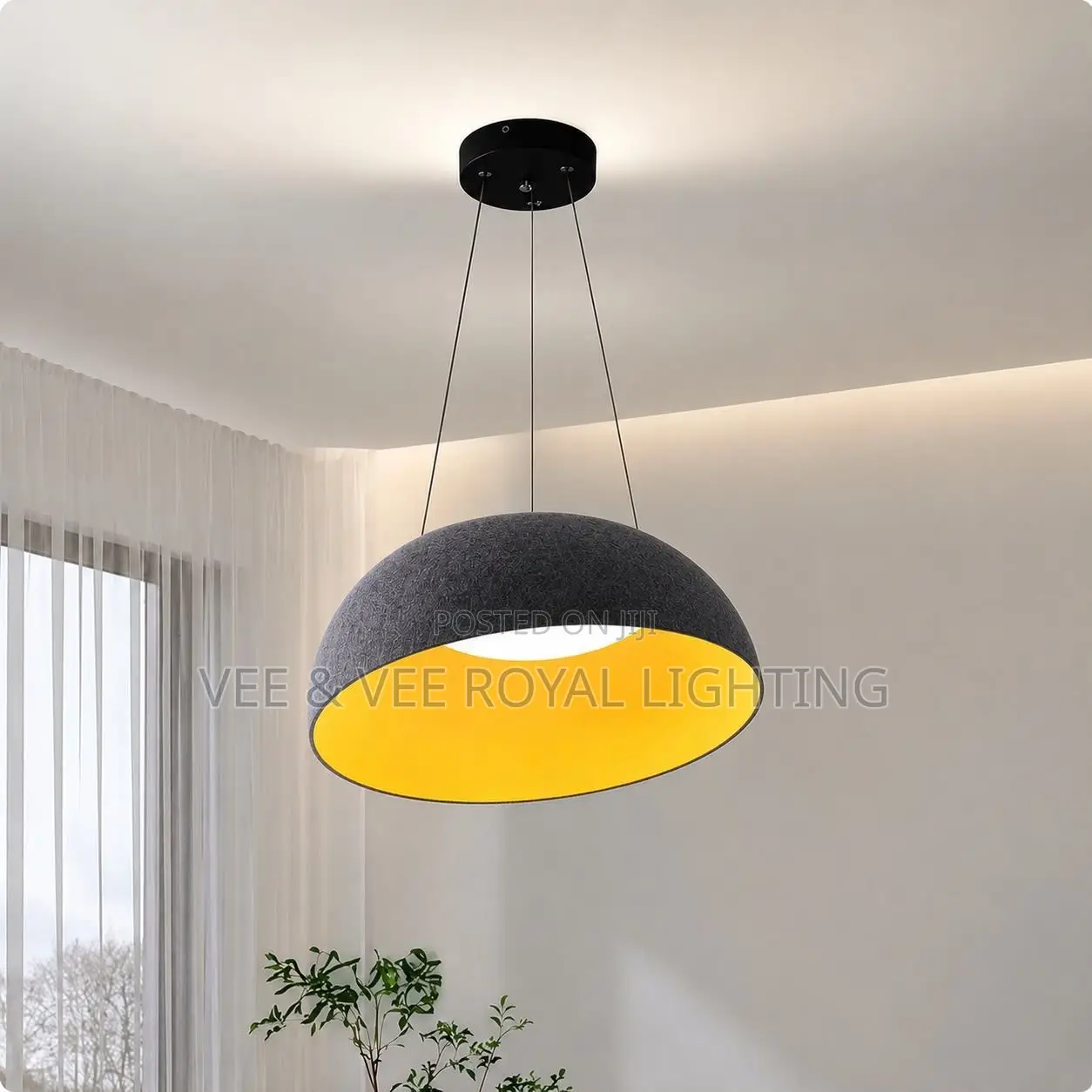 Modern Dome LED Pendant Light - For Dining, Kitchen, Sit Out, Hotels