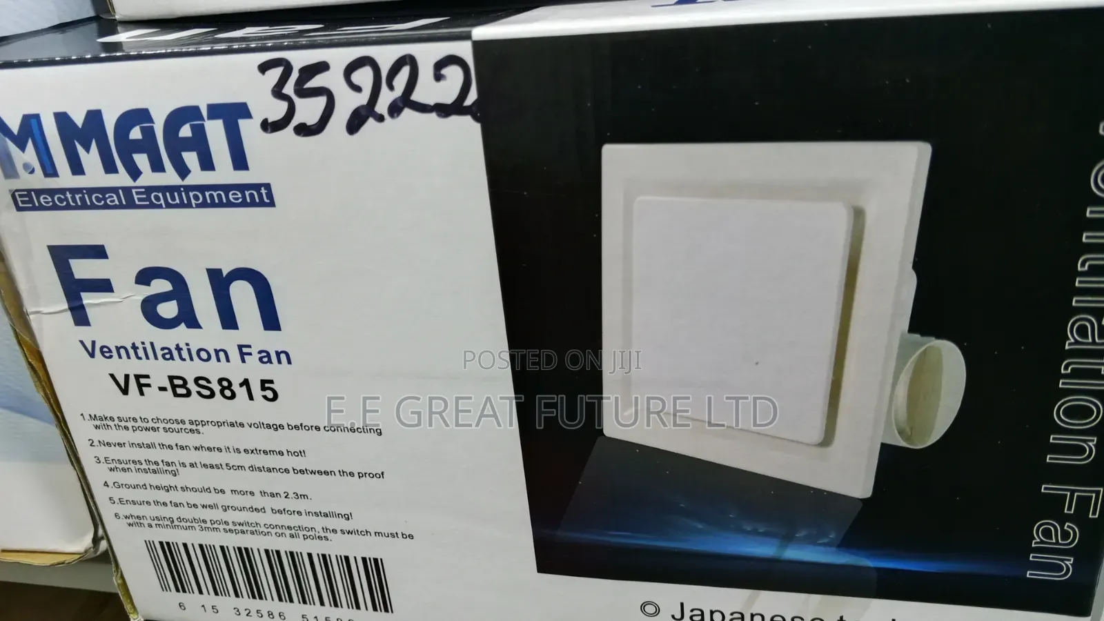 Mmaat Exhaust Celling Fans