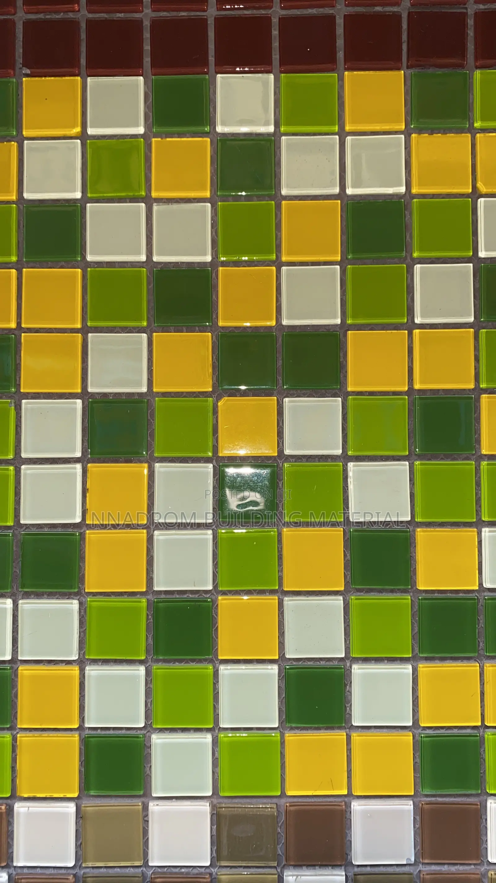 Green Glass Mosaic Tiles