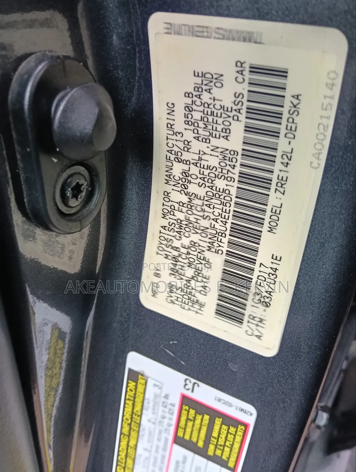 Toyota Corolla 2013 Gray