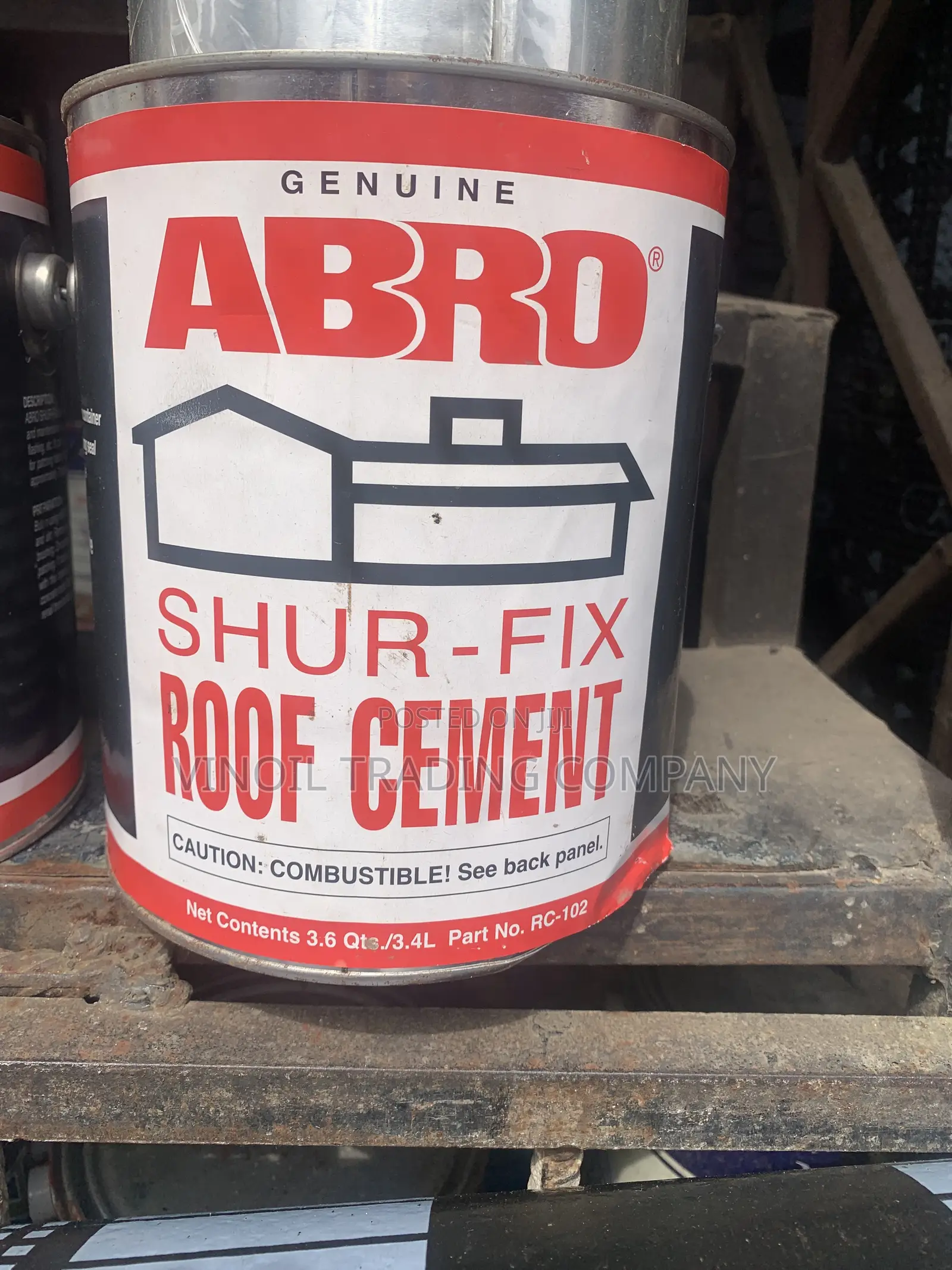 Abro Shur-Fix Roof Cement 🏠