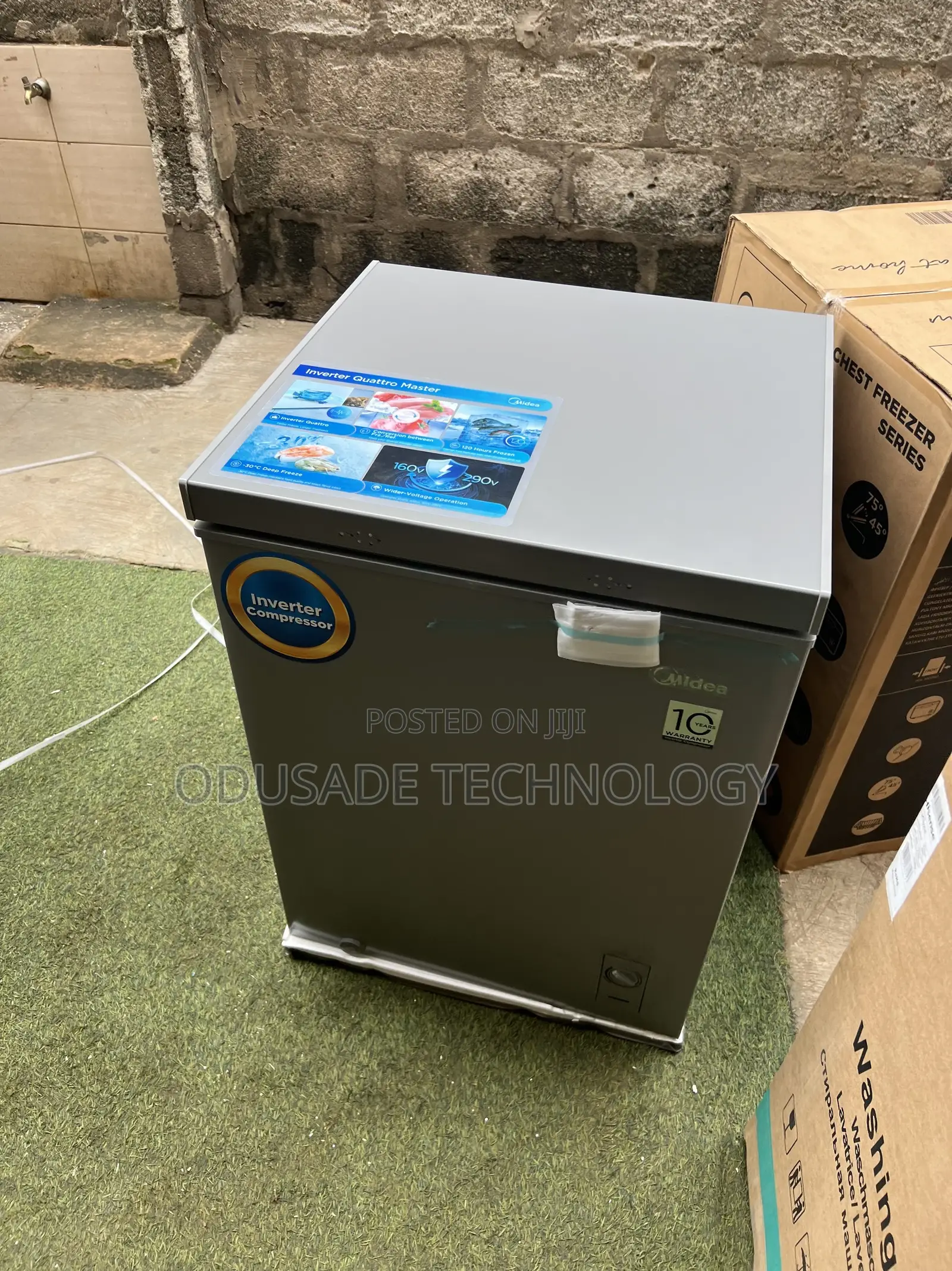 Midea 142L Handy Cooling Inverter Chest Freezer