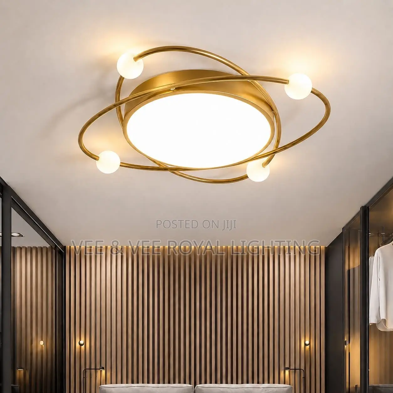 Luxury Modern Orbit LED Globe Accent - For Living Room, Dining Hotels
