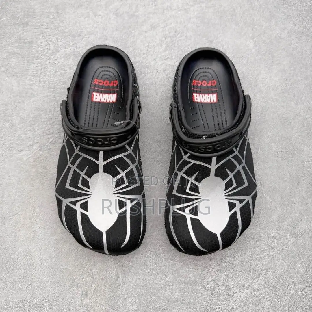 Marvel X Spiderman "Black Venom" Edition Crocs