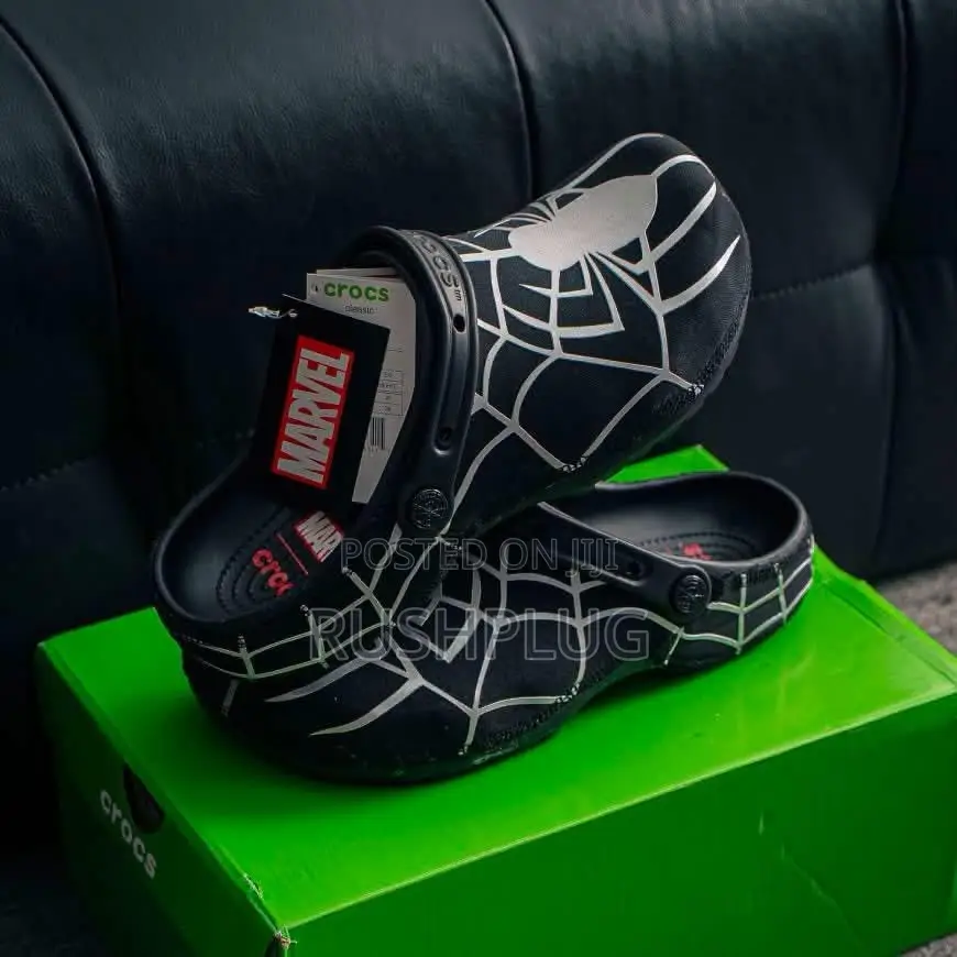 Marvel X Spiderman "Black Venom" Edition Crocs