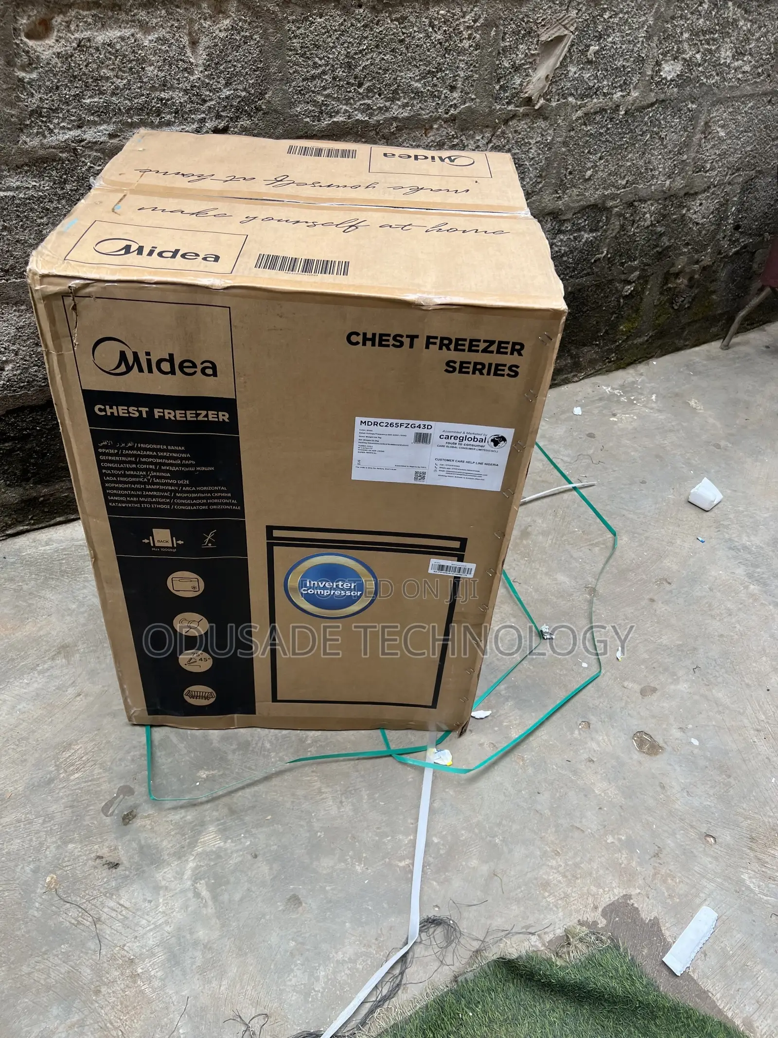 Midea 142L Handy Cooling Inverter Chest Freezer