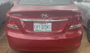 Hyundai Accent 2012 Red