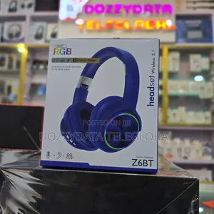 Z6BT Wireless Bluetooth Headset Featuring RGB Lighting