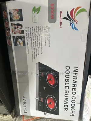 Double Burner Infrared Cooker/Hot Plate. (Low Light Usage)