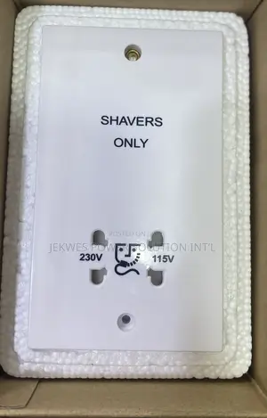 Original 3 by 6 Exclusive 2 Gang Shaver Socket