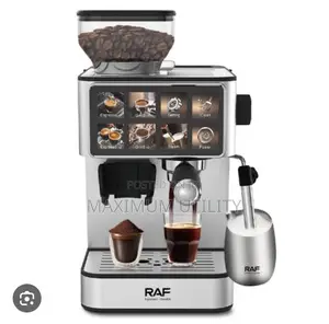 RAF 1.8L Electric Coffee Maker Twin Brewing Cycle Machine With Reboil