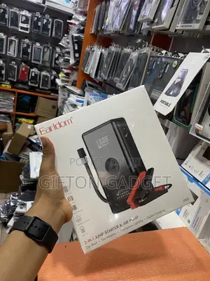Earldom JS02 2-in-1 Car Jump Starter & Portable Air Pump (15000mAh)