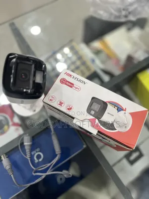 HIKVISION Outdoor 2MP Analog Camera| Black/White | Goddafi Stores