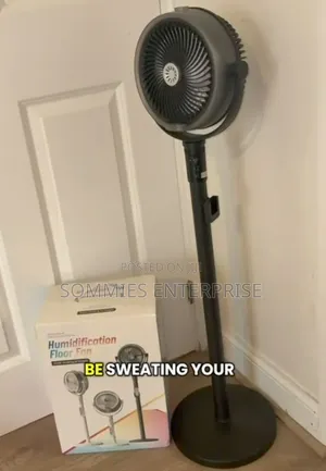 Humidification Floor Fan With Remote