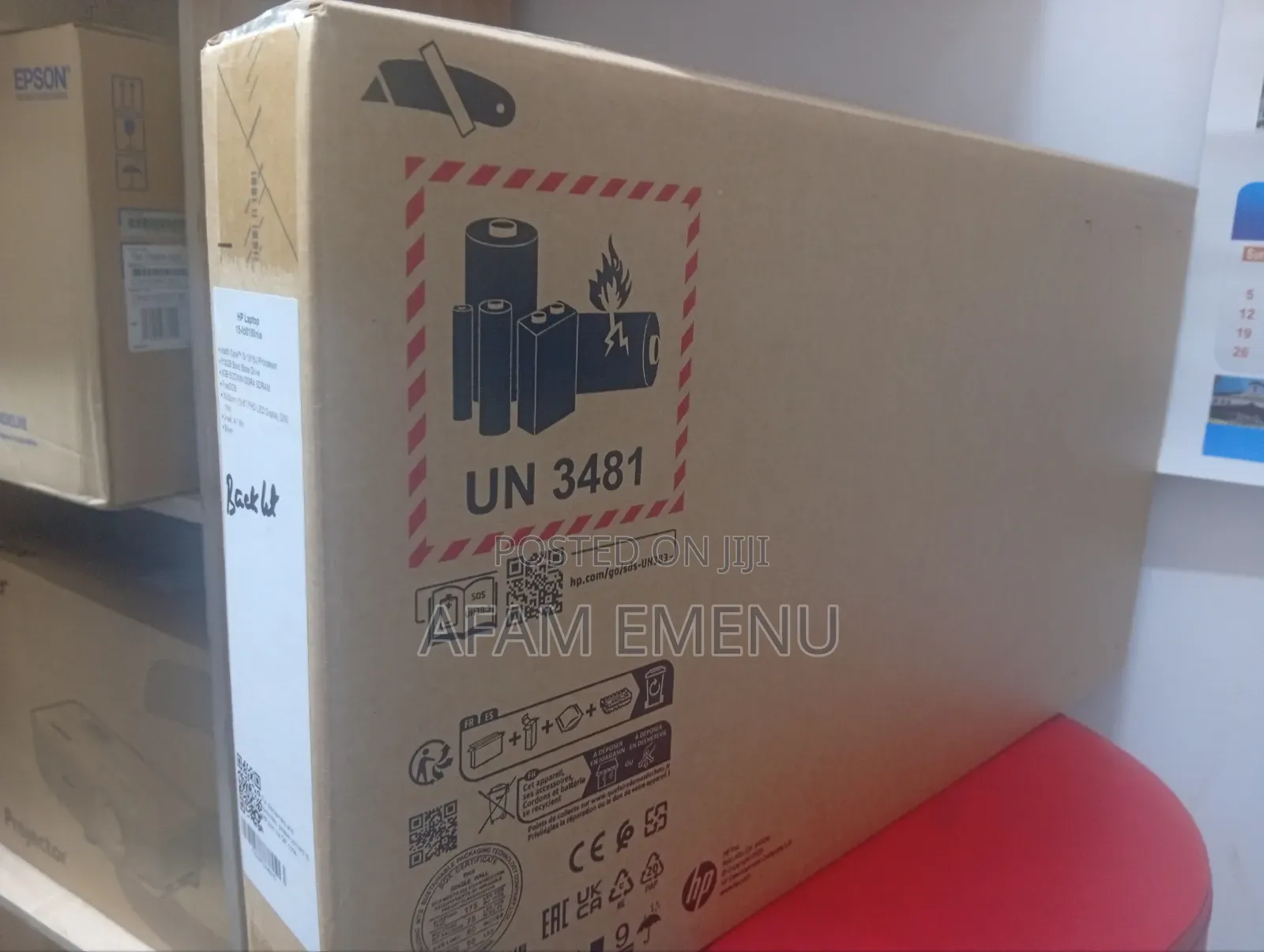 New Laptop HP 15 8GB Intel Core i3 SSD 512GB