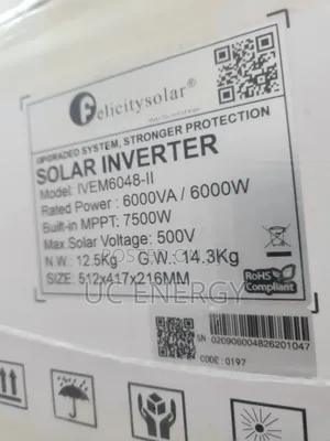 6kva 48v Felicity Solar Inverter Hybrid Ivem