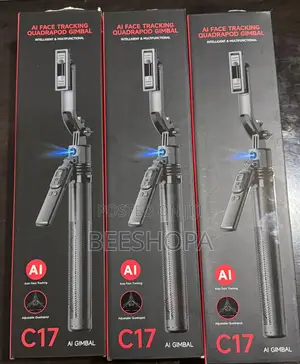 Smart Ai Face Tracking, Retractable Tripod