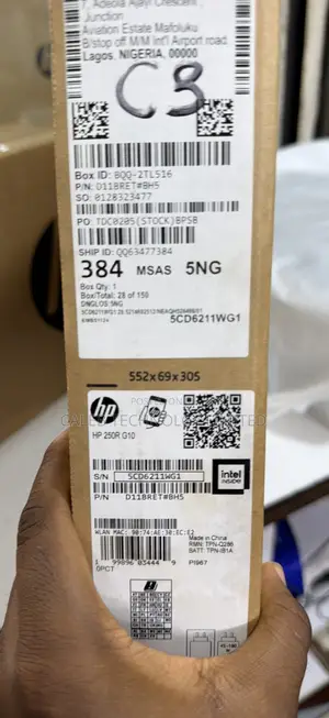 New Laptop HP 250 G10 8GB Intel Core 3 SSD 256GB
