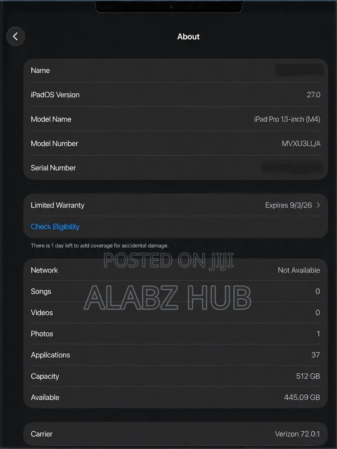 Apple iPad Pro 13 (2024) 512 GB Black