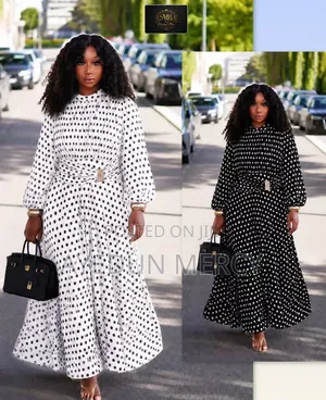 Poka Dot Ladies Dress