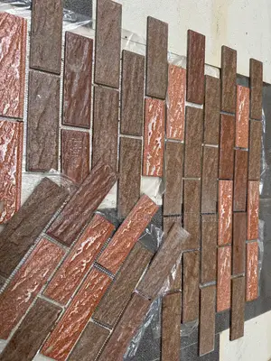 30/30 Red Bricks Mosaic