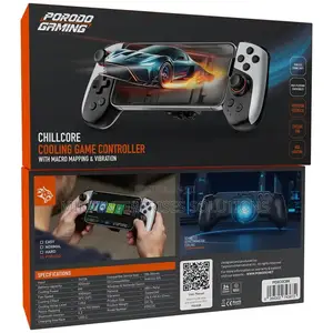 Porodo Gaming Chillcore Cooling Game Controller (Black)