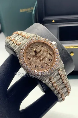 Fully Iced Out Two-Tone Audemars Piguet AP Watch