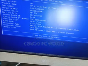 Desktop Computer HP 4GB AMD A6 HDD 1T