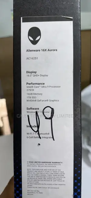 New Laptop Dell 16GB Intel Core Ultra 9 SSD 1T