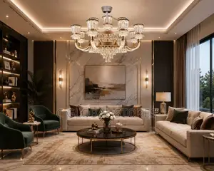 European Crystal Chandelier Light