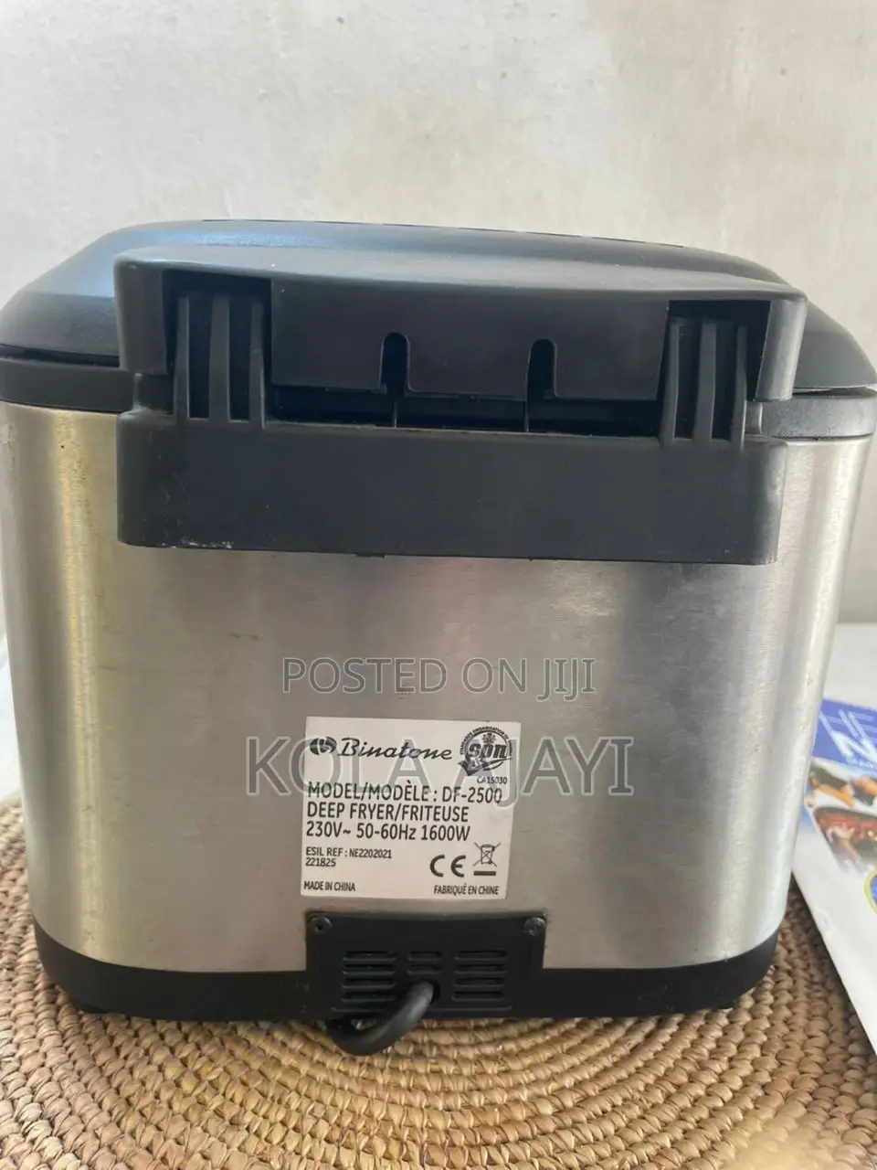 Binatone Deep Fryer DF 2500 - Black