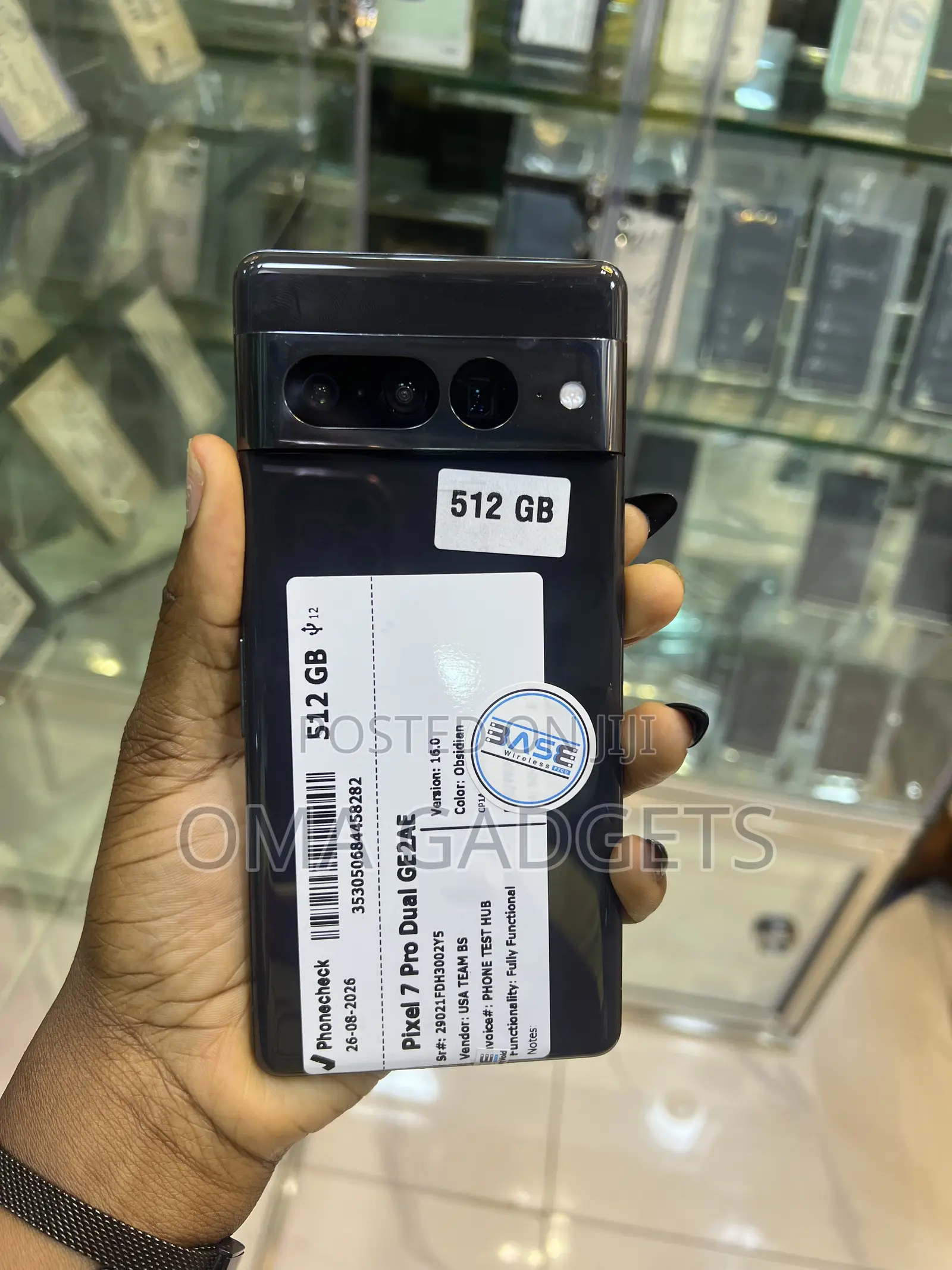 Google Pixel 7 Pro 512 GB Black