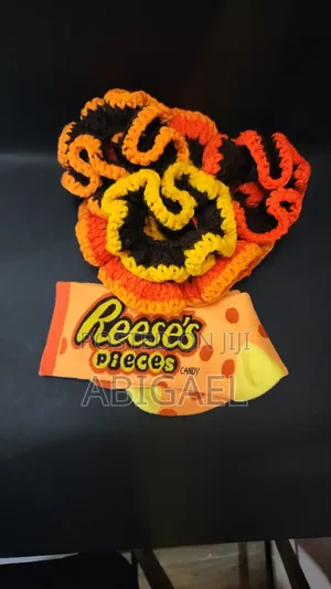 The Reese's Pieces Crochet Scrunchie Set