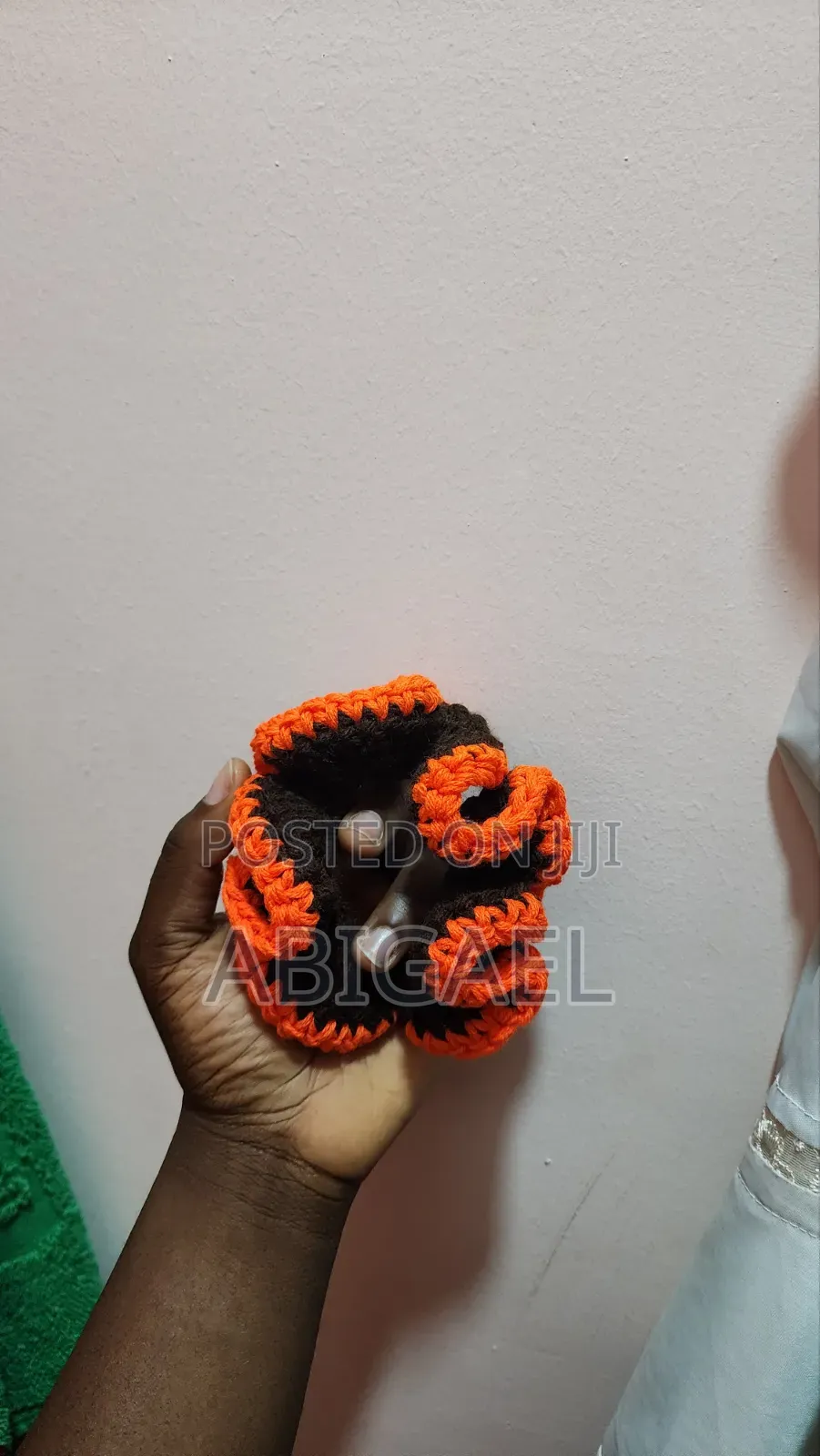 The Reese's Pieces Crochet Scrunchie Set
