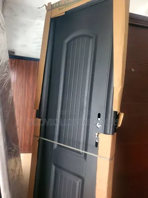 3ft Classic Dark Grey Steel Security Door