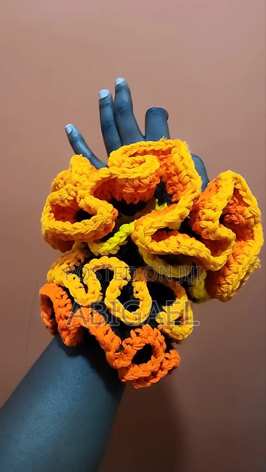 The Reese's Pieces Crochet Scrunchie Set