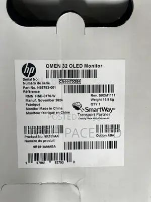 HP OMEN TRANSCEND 31.5 UHD Gaming Monitor