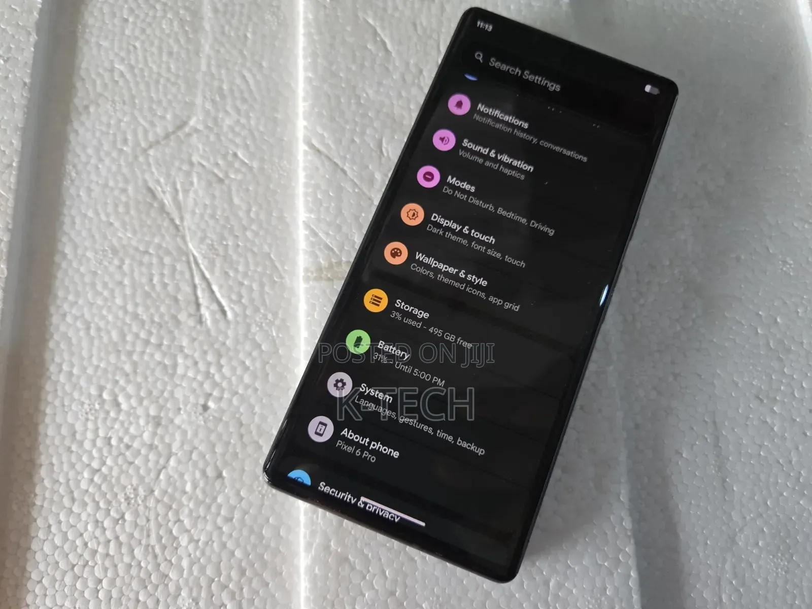Google Pixel 6 Pro 256 GB Black