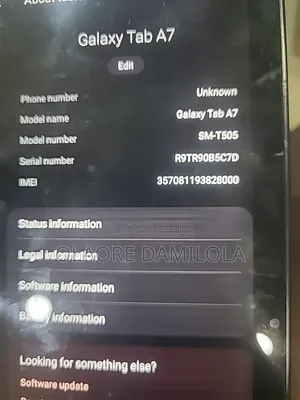 Samsung Galaxy Tab A7 Lite 32 GB Black