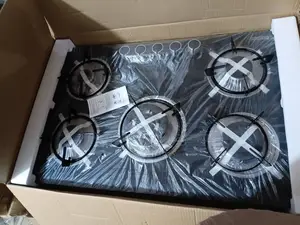Happy Home 5 Glass Burners Gas Cooker Inbuilt