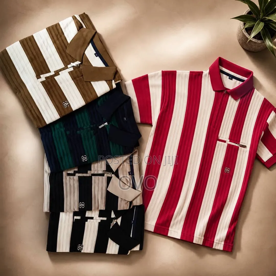 Collar Neck Strife Polo
